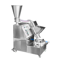 Machine à fabriquer des petits pains fourrés à la vapeur automatique Fuxin, à moteur, en acier inoxydable SUS304, haute capacité, 50 pièces/min, chinois