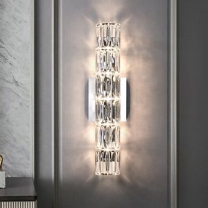 Tendance Moderne Creative Simple villa Cristal Applique Murale pour salon hôtel Chevet - Product Image 4