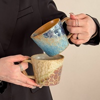 Mug en céramique de style vintage, design japonais, tasse à café et à thé haut de gamme avec couleur et logo personnalisés pour les cadeaux
