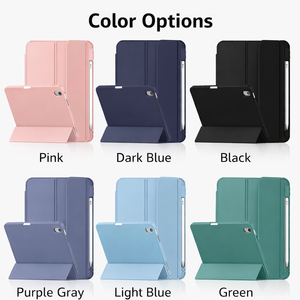 เคส <span class=keywords><strong>iPad</strong></span> TPU กันกระแทกแบบพับได้สามตอน พร้อมช่องใส่ดินสอ สำหรับ <span class=keywords><strong>iPad</strong></span> รุ่นที่ 10 Pro 11 12.9 Air 5 4 10.9 <span class=keywords><strong>10.2</strong></span> ขายส่ง - Product Image 6