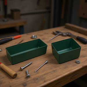 Bandeja para Piezas Pequeñas Verde 9.2x10.7x7.9 Cm Contenedor de Almacenamiento de Herramientas - Product Image 3