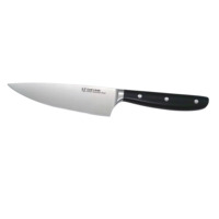 Couteau de chef professionnel de 6,5 pouces, couteau de cuisine en acier inoxydable à haute teneur en carbone, couteau de cuisine de restaurant avec manche à triple rivet
