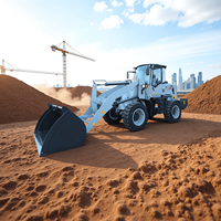 Gebrauchter Shantui 966H Frontlader Radlader mit Getriebe 2,5 Tonnen 1,2m Schaufelkapazität für Sand- und Kiesarbeiten