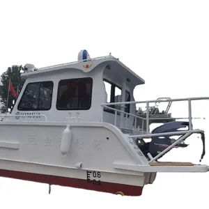 مركبة حماية ساحلية للإنقاذ سهلة العناية أنيقة مرتفعة الطلب مزودة بلوح بمنصة عالية السرعة بطول 14.6 متر قارب فاخر من سبائك الألومنيوم