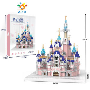 Grande Modello di Torre Streetview in Plastica ABS Fai-da-Te AJB, Gioco di Costruzioni, Regalo, Blocchi per Castello di Tutte le <span class=keywords><strong>Dimensioni</strong></span>, Blocchi da Costruzione per Bambini - Product Image 2