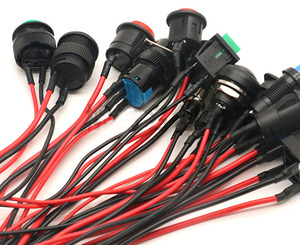 ATX PC Computer Motherboard Power Cable Switch on / Off / Reset <b>Button</b> Switch Computer Replacement Cable Custom Length - Product Image 3