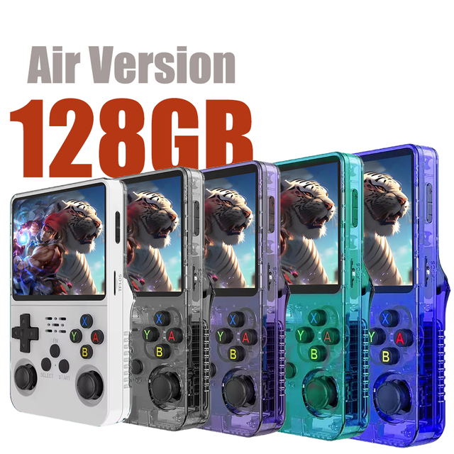 2026 Newly Air Version 128GB 64G R36S 256G R40S PRO K36 X6 Mini Portable Retro Video Handheld Game Console