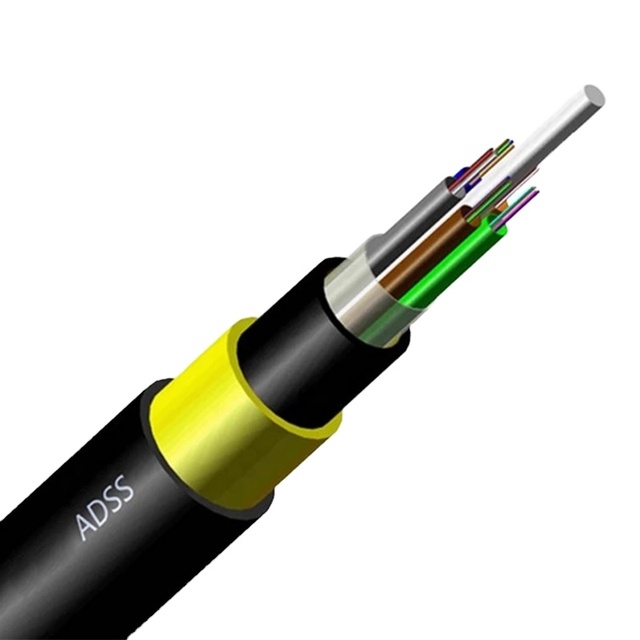 Custom Outdoor ADSS Fiber Optic Cable G652D Single Mode/Multimode All Dielectric Self Supporting PE/AT Sheath Sheng Tang Brand