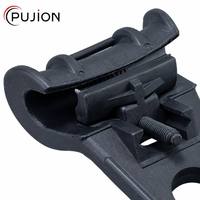 PUJION TANHO Collier de suspension isolant en plastique noir 1.1A pour ligne aérienne, collier de tension à lâcher automatique