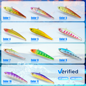 MISTER LURE 14.5g 7.6cm Yüksek Kaliteli Balık Yemi Batar Tip Kalem Yem VIB ABS Plastik Yem Özel Renk Balık Yemi - Product Image 2