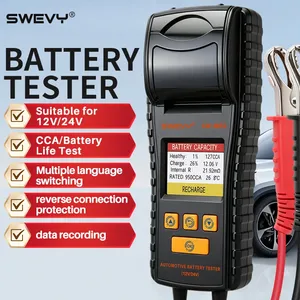 เครื่องทดสอบอายุการใช้งานแบตเตอรี่ HEDAO SW-8055 12V/24V ความแม่นยำสูง พร้อมระบบแจ้งเตือนการชาร์จและการบันทึกข้อมูล - Product Image 1