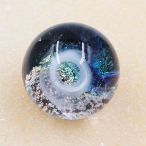 25 मिमी मुरहनो लैपवर्क ग्लास संगमरमर की गेंदों ब्रह्मांड आकाशगंगा अंतरिक्ष डिक्रोइक हस्तनिर्मित कला ग्लास गहने - Product Image 5