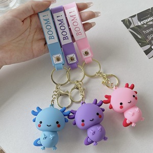 Llavero de PVC de Salamandra para Parejas, Colección Exquisita de Lujo, Colgante Hexagonal de Dragón, Lindo Llavero de Bolsa con Diseño de Dibujos Animados - Product Image 3