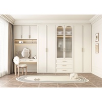 Armoire Pliante en Bois Massif Sur Mesure, Design Moderne, Meuble de Chambre, Rangement pour Appartement, Organisateur de Vêtements, Penderie