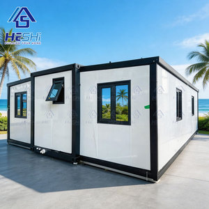 <b>Light</b> Steel 40Ft 20Ft Prefab Expandable Container House 1 2 3 4 5 Bedroom Foldable Living Mobile Home Cabin - Product Image 1