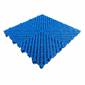 Plastic Floor Grating Square Interlocking Textured Industrial Outdoor Car Wash Warehouse Flooring 8982 - Product Image 1