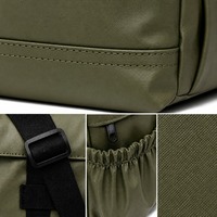 Sac de voyage en nylon tendance avec fermeture éclair, grande capacité, léger, pliable, portable, design imprimé doux pour les sports de plein air