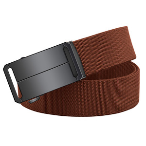 Cinturón de lona informal para hombre con hebilla automática de alta elasticidad-Material de aleación de nailon táctico juvenil - Product Image 6