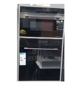 Ensemble four à micro-ondes et four vapeur encastrable de 24 pouces (60 cm) avec 34 L de capacité pour micro-ondes et 72 L pour four vapeur, commande tactile, noir - Product Image 1