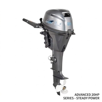 Moteur hors-bord marin Yamaha 20 CV 4 temps à essence haute puissance à refroidissement par eau pour la navigation quotidienne des navires marins