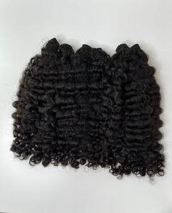 Extensiones de Cabello <span class=keywords><strong>Rizado</strong></span> Ondulado Más Vendidas, Producto Capilar Natural <span class=keywords><strong>para</strong></span> Mujer - Product Image 2