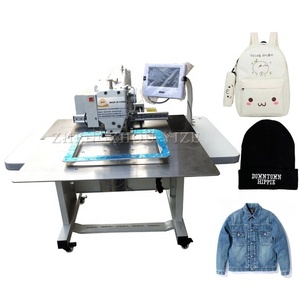 Machine à coudre industrielle automatique à point noué informatisée pour sacs en cuir et chaussures, avec pied marcheur - Product Image 2
