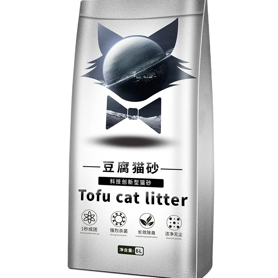 Tofu Kattenbakvulling 6l Pak Om Geuren Te Verwijderen En Niet Aan De Bodem Te Plakken. Vier Smaken Lossen Op In Water En Kunnen Los Worden Verzonden