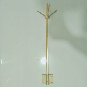 Thiết kế mới cho 14 Mét Brass sét Rod để được gắn theo chiều dọc trên một cực hoặc trên mái arrester sét Hệ thống bảo vệ - Product Image 3