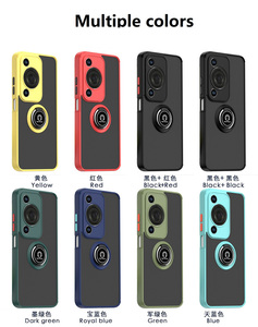 Per <span class=keywords><strong>Huawei</strong></span> Pura 70 Pro / 70 Pro + / P60 P40 P30 <span class=keywords><strong>P20</strong></span> Pro <span class=keywords><strong>Lite</strong></span> / Nova 3e <span class=keywords><strong>Cover</strong></span> opaca antiurto custodia posteriore ibrida con anello - Product Image 6