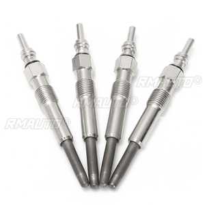 Juego de 4 Bujías de Incandescencia de Doble Bobina 1.9 TDI para VW Golf Jetta Beetle 1997-2004 DRX00059 Metal Plateado N10140103 N10140102 - Product Image 3