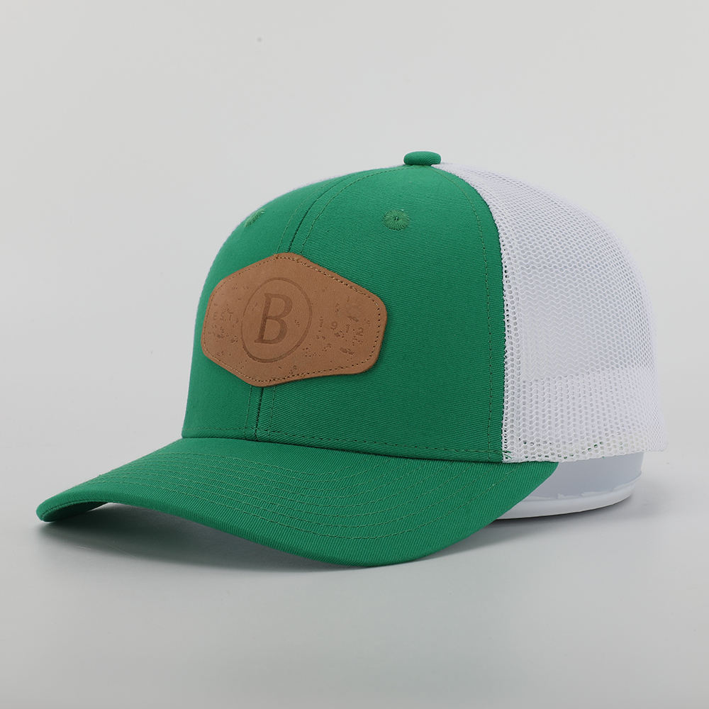 Boost Your Brand's Appeal with Custom leather patch trucker hat