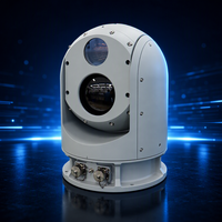 Caméra thermique infrarouge multi-capteurs longue portée 24h/24 et 7j/7, caméra de surveillance PTZ extérieure pour la surveillance des systèmes d'eau