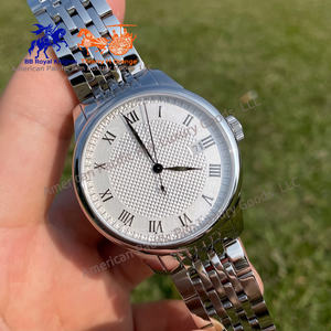 Reloj de Negocios para Hombre de Calidad 5A con Encanto Clásico, Esfera Grande con Calendario, Resistente al Agua y con Tapa Trasera Transparente - Product Image 2