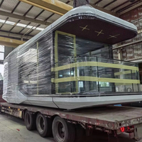Prefabricado 28 metros cuadrados 38 metros cuadrados moderno insonorizado personalizado Modular prefabricado móvil pequeña casa de cápsula espacial