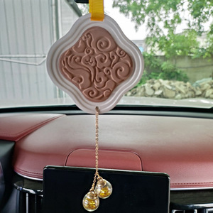 Diffuseur de parfum pour voiture à clipser sur grille d'aération, fleur en cristal suspendue, parfum longue durée pour rétroviseur, ornements de voiture - Product Image 3