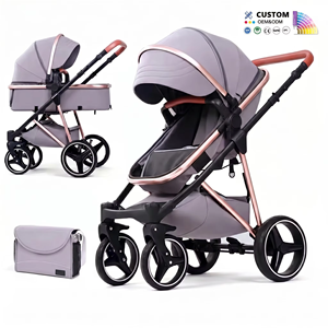 Carriola de Bebé OEM High View 2 en 1, Cochecito de Bebé Bidireccional con Amortiguación de Impactos - Product Image 1