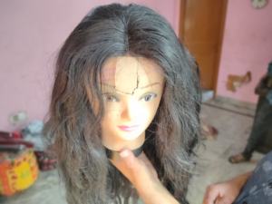 180% 200% HD Invisible pour la perruque avant en dentelle suisse 100% vierge Remy brésilienne droite humaine longue naturelle noire matière première dentelle - Product Image 4