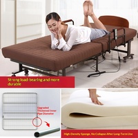 Lit médical électrique pliant télécommandé avec dossier réglable, élévation des jambes, matelas de 12 cm, 8 roues, OEM ODM VLranlife