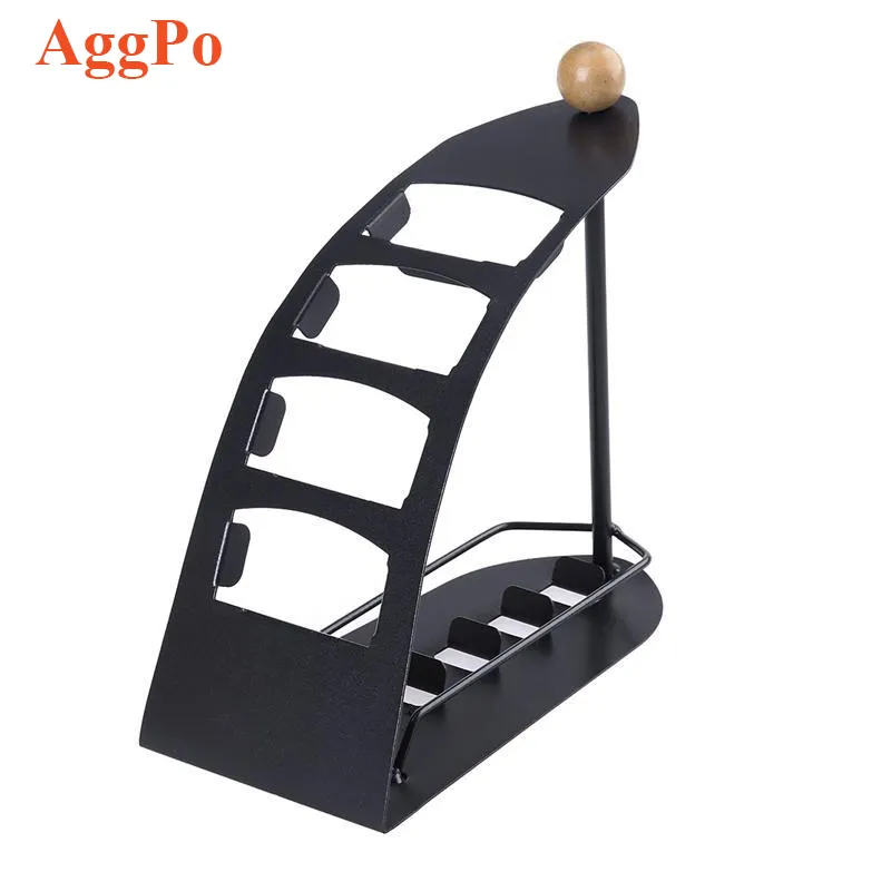 Table Remote Control Holder Stand Wrought Iron Four Cages Tv Air Conditioner Remote Storage Organizer Home Phone Container