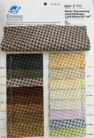 Cuir tressé en PU de qualité supérieure de 1,3 mm, vente directe d'usine, pour bagages, aspect sophistiqué, résistant à l'abrasion, cuir idéal F791