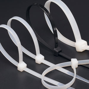 100 قطعة 8*300 مللي متر نايلون رباط للكابل التفاف حزام البريدي المنظم ربط حزام التوتر حلقة بلاستيكية الأسلاك - Product Image 4