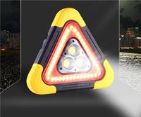 Lampe Cob USB Rechargeable Route Lumière Mode Véhicules Rouges D'urgence Réfléchissant LED avertissement triangulaire projecteur camping lumière