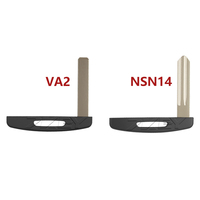 Coque de clé télécommande intelligente à 4 boutons pour Renault Megane Fluence Koleos Captur VA2 NSN14