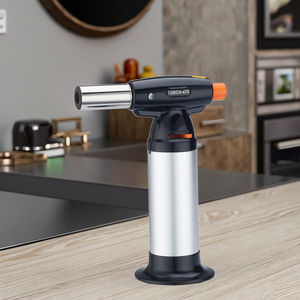 <span class=keywords><strong>Chalumeau</strong></span> à <span class=keywords><strong>gaz</strong></span> butane rechargeable coupe-vent BS-470 <span class=keywords><strong>pour</strong></span> la cuisine, <span class=keywords><strong>pour</strong></span> retirer la peau, briquet <span class=keywords><strong>de</strong></span> cuisine dédié - Product Image 1