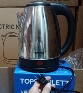 กาต้มน้ำไฟฟ้าไร้สายสแตนเลส ขนาด 2 ลิตร 1500 วัตต์ รองรับไฟ 110V-220V ต้มน้ำเร็ว พร้อมระบบตัดไฟอัตโนมัติ สำหรับใช้ในบ้านและโรงแรม - Product Image 5