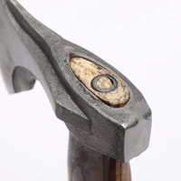 Hache de bûcheron d'extérieur en acier forgé à haute teneur en carbone pour couper le bois et les os, idéale pour la menuiserie, modèle Kaishan Nieman, tête en arc, longueur totale 340 mm