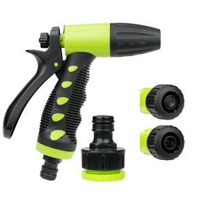 3/4~1/2 Plastic ABS+PP+TPR Female Tap Adaptor Adjustable Agriculture Irrigation Hose Nozzle <strong>Spray</strong> Gun Water Gun <strong>Set</strong> - Product Image 1