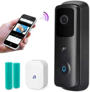 2024 người bán tốt nhất có thể nhìn thấy cửa chuông máy ảnh Wifi tuya UBOX ứng dụng điều khiển 1080P Full HD tầm nhìn ban đêm thông minh video chuông cửa