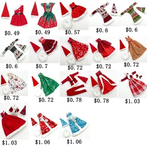 Vente en gros <span class=keywords><strong>30</strong></span> <span class=keywords><strong>cm</strong></span> poupée vêtements de Noël habiller jeu accessoires enfants fille jouet robe tenue ensemble de vêtements pour bébé poupée commune - Product Image 2