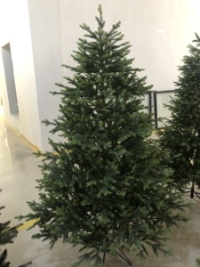 Precio de fábrica personalizado a prueba de fuego estructura con bisagras abeto completo PE árbol de Navidad para residencial - Product Image 6